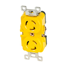 Load image into Gallery viewer, Marinco Locking Receptacle - 15A, 125V - Yellow [4700CR]
