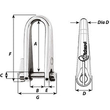 Load image into Gallery viewer, Wichard Key Pin Shackle - Diameter 5mm - 3/16" [01432]
