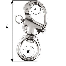 Load image into Gallery viewer, Wichard HR Snap Shackle - Large Bail - Length 80mm [02373]
