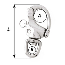 Load image into Gallery viewer, Wichard 2-3/4" Snap Shackle w/Swivel Eye - 80mm [02473]
