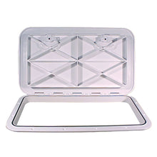 Load image into Gallery viewer, Beckson 14" x 24" Flush Hatch White - ASA Material - Acrylonitrile Styrene Acrylate [HT1424AW]
