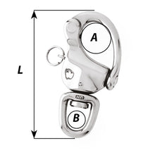 Load image into Gallery viewer, Wichard 4-3/4" Snap Shackle w/Swivel Eye [02477]
