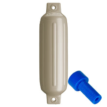 Load image into Gallery viewer, Polyform G-2 Twin Eye Fender 4.5&quot; x 15.5&quot; - Sand w/Adapter [G-2 SAND W/AIR ADAPTER]
