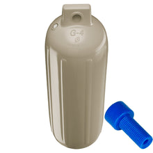 Load image into Gallery viewer, Polyform G-4 Twin Eye Fender 6.5" x 22" - Sand w/Adapter [G-4 SAND W/AIR ADAPTER]
