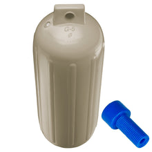 Load image into Gallery viewer, Polyform G-5 Twin Eye Fender 8.8" x 26.8" - Sand w/Adapter [G-5 SAND W/AIR ADAPTER]

