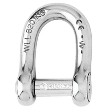 Load image into Gallery viewer, Wichard Self-Locking Allen Head Pin D Shackle - 8mm Diameter - 5/16" [01304]
