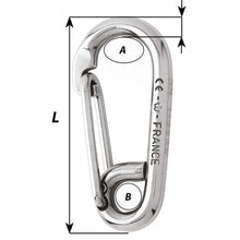 Load image into Gallery viewer, Wichard Symmetric Carbin Hook - 120mm Length - 15/32" [02317]
