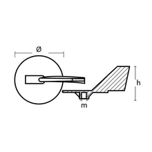 Load image into Gallery viewer, Tecnoseal Zinc Yamaha Trim Tab Anode f/150 - 225 HP Motors [01143]
